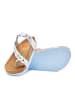 Comfortfusse Leren teenslippers wit
