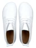 Comfortfusse Leder-Schnürschuhe in Weiß