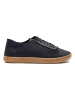 Comfortfusse Leder-Sneakers in Schwarz
