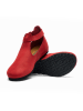 Comfortfusse Leren ballerina's met bandje rood