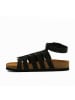 Comfortfusse Leder-Sandalen "Ares" in Schwarz