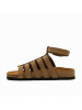 Comfortfusse Leder-Sandalen "Ares" in Hellbraun