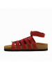 Comfortfusse Skórzane sandały "Ares" w kolorze czerwonym