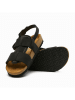 Comfortfusse Leder-Sandalen "Likya" in Schwarz