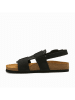 Comfortfusse Leder-Sandalen "Likya" in Schwarz