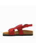 Comfortfusse Leder-Sandalen "Likya" in Rot