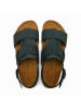 Comfortfusse Leder-Sandalen "Likya" in Dunkelblau