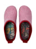 Comfortfusse Pantoffels lichtroze/rood