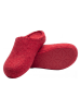 Comfortfusse Woll-Hausschuhe "Pine" in Rot