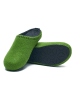 Comfortfusse Wollen pantoffels groen