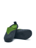 Comfortfusse Wollen pantoffels donkerblauw/groen