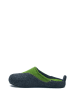 Comfortfusse Wollen pantoffels donkerblauw/groen