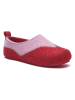 Comfortfusse Hausschuhe in Rosa/ Rot