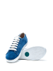 Comfortfusse Leder-Sneakers in Dunkelblau