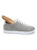 Comfortfusse Leder-Sneakers in Grau