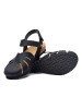 Comfortfusse Leren sandalen zwart