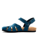 Comfortfusse Leren enkelsandalen donkerblauw