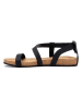 Comfortfusse Leren sandalen zwart