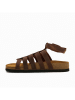 Comfortfusse Leren sandalen "Ares" bruin