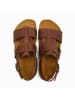 Comfortfusse Leder-Sandalen "Likya" in Braun