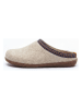 Comfortfusse Wollen pantoffels "Scoti" beige