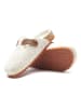 Comfortfusse Woll-Hausschuhe in Beige