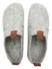 Comfortfusse Wollen pantoffels grijs