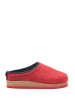 Comfortfusse Wollen pantoffels rood
