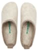 Comfortfusse Woll-Hausschuhe in Creme