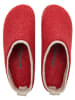 Comfortfusse Woll-Hausschuhe in Rot