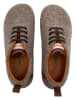 Comfortfusse Woll-Sneakers in Hellbraun