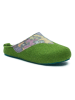 Comfortfusse Pantoffels groen/meerkleurig