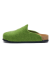 Comfortfusse Wollen pantoffels groen