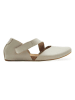 Comfortfusse Leder-Ballerinas in Beige