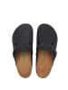 Comfortfusse Leren clogs zwart