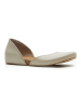 Comfortfusse Leren ballerina's beige