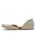 Comfortfusse Leren ballerina's beige