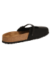 Comfortfusse Leren clogs zwart