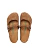 Comfortfusse Leren clogs zandkleurig
