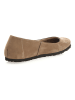 Comfortfusse Skórzane baleriny w kolorze beżowym