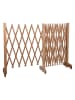 Edco Bramka zabezpieczająca w kolorze jasnobrązowym dla psów - szer. 30-117 cm