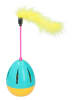 Edco Kattenspeelgoed turquoise/geel - (H)25,5 x Ø 7 cm