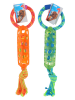 Edco Hondenspeelgoed oranje/groen - (B)40 cm (verrassingsproduct)