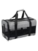 Edco Tiertransporttasche in Grau/ Schwarz - (B)45 x (H)27 x (T)25 cm