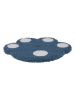 Edco Kattenspeelgoed blauw/wit - (H)25 x Ø 22 cm