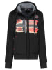 Geographical Norway Sweatjacke "Farlotte" in Schwarz
