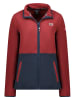 Geographical Norway Fleece vest "Touki" bordeaux/donkerblauw