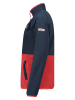 Geographical Norway Fleece trui "Touki" donkerblauw/bordeaux