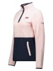 Geographical Norway Fleece trui "Touki" rosé/donkerblauw