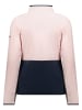 Geographical Norway Fleecepullover "Touki" in Rosé/ Dunkelblau